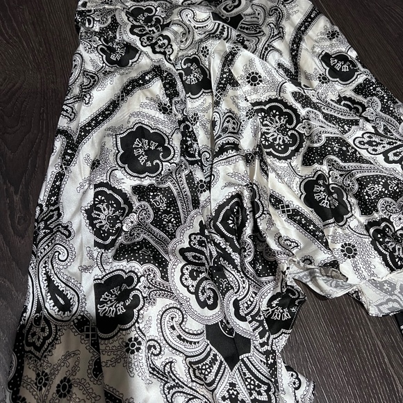 Caroline Constas Silk Patterned Floral Top Skirt Set XS - Picture 5 of 6